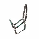 kavalkade halster tessa zwart-turquoie.webp