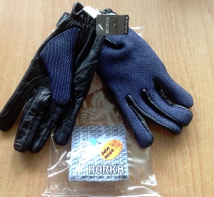 Horka paardrijhandschoenen cow alaline/ neoprene mesh