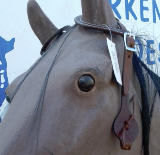 [grv-072-Russet] Westernhoofstel dubbel oor (Russet)