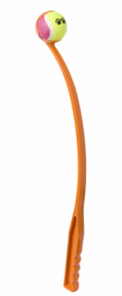 [853072-Rood] Werpstick met tennisbal (Rood)