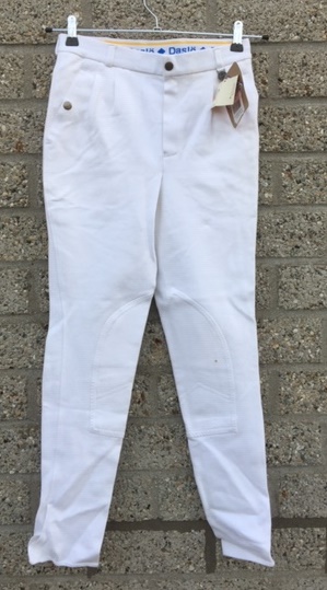 [daslo-heren-wit-52] Herenrijbroek Daslö (52)