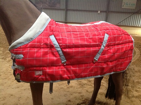 [QHP.6006-Grijs-135] Luxe staldeken (Grijs, 135 cm)