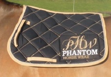 [zadpha01-Zwart-DRFull] Zadeldek Phantom (Zwart)