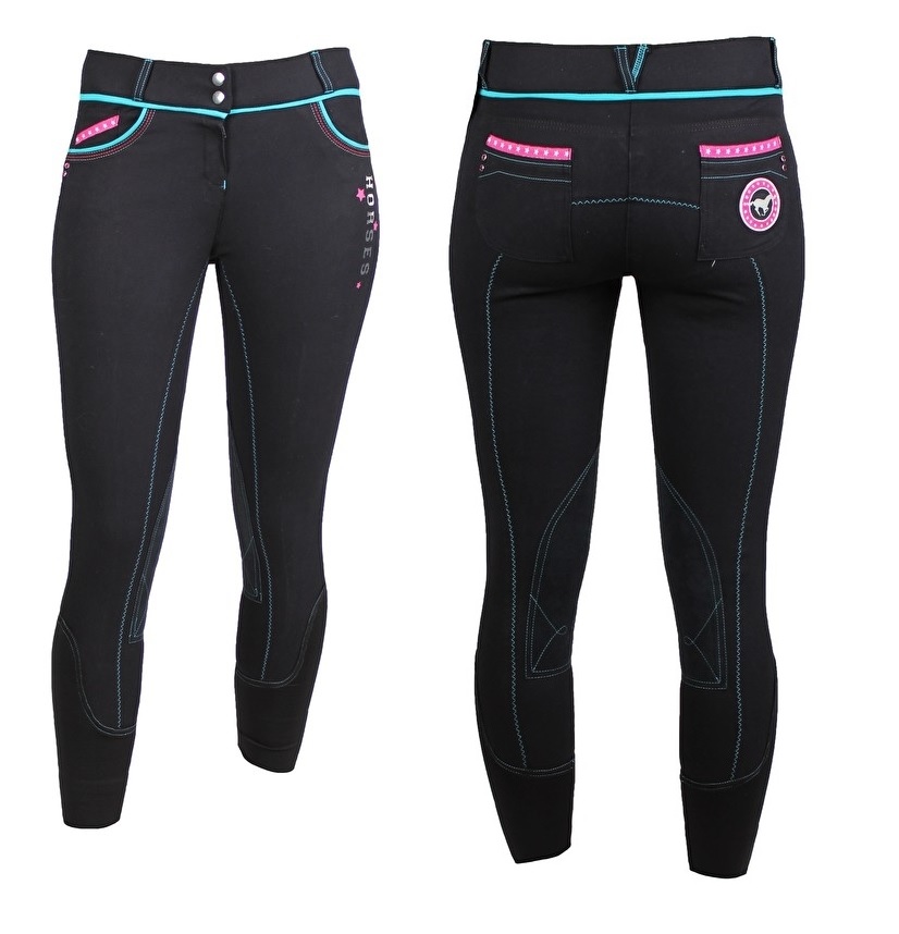 Rijbroek Rihanna Junior (Black, 152)