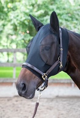 Vliegenmasker SkinFit met oren (XL)