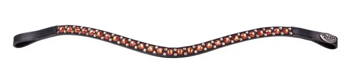 Frontriem Menton (Zwart, Pony)