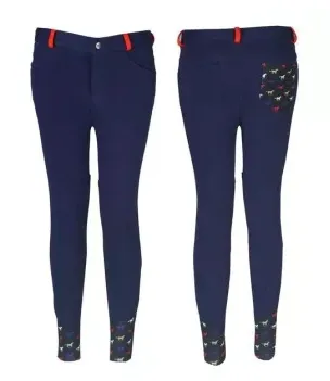 Rijbroek Tiki slim fit (Black, 104)