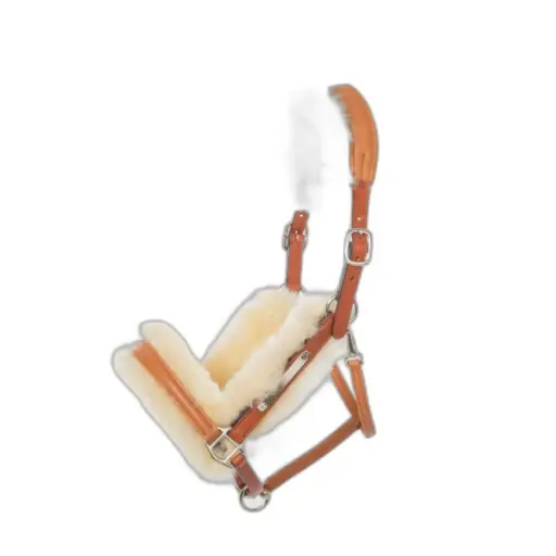 Kavalkade halster leer bont