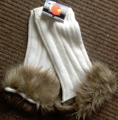 [BEEN01-Wit] Beenwarmers Bont